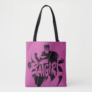 Tote Bag Nom de la brosse d'encre Batgirl
