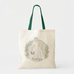 Tote Bag Nom de la fille des fleurs d'Eucalyptus