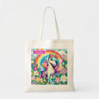 Tote Bag Nom de la licorne de l'imaginaire mignon