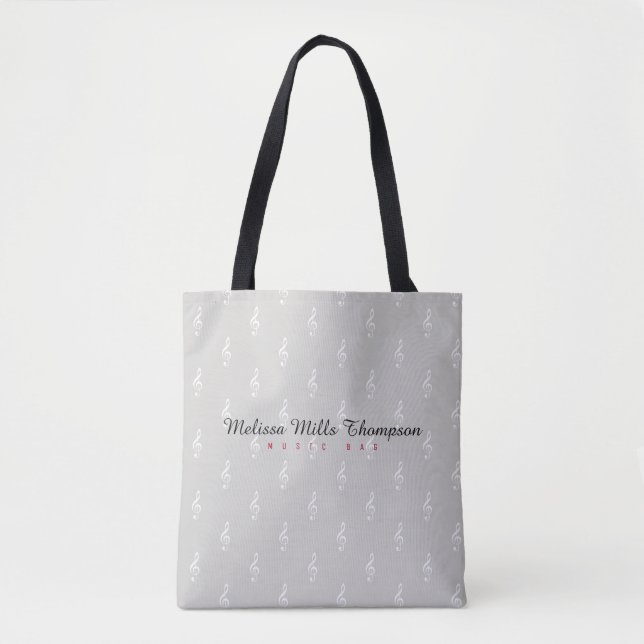 Tote Bag Nom de la musique (Devant)