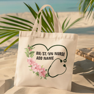 Tote Bag Nom de l'élève/de l'ancien combattant/de l'inscr