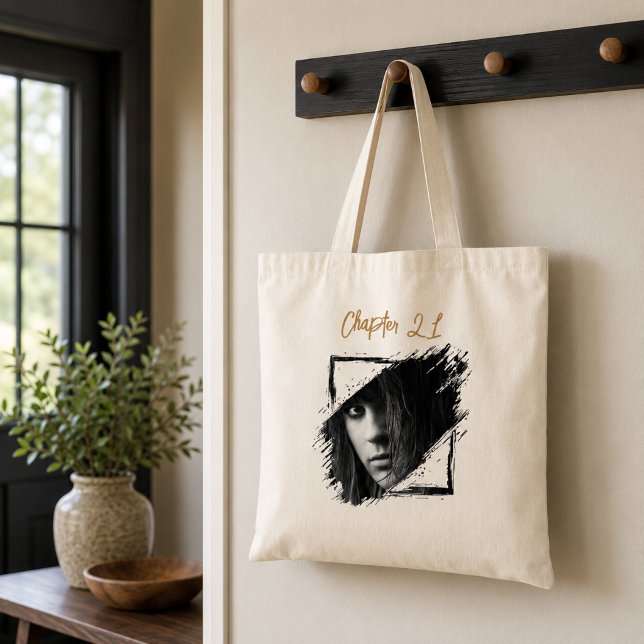 Tote Bag Nom de photo 21e anniversaire (Créateur téléchargé)