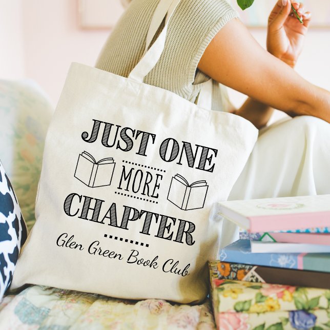 Tote Bag Nom du club de lecture, juste une autre citation d (Créateur téléchargé)