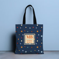 Nom du monogramme Aquarelle colorée Pointe de Polk