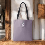 Tote Bag Nom élégant unique et typographie de monogramme vi<br><div class="desc">Une belle conception de sac fourre-tout avec une élégante représentation stylisée de votre nom et monogramme avec sérifs classiques et une typographie de script plus ornée dans une harmonie équilibrée et symétrique. Les trois éléments se fondent dans une harmonie sophistiquée et créent votre propre logo de marque personnelle. Montré ici...</div>