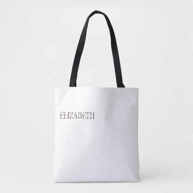 Tote Bag Nom Elizabeth (Devant)