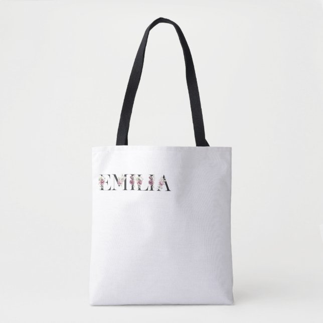 Tote Bag Nom Emilia (Devant)
