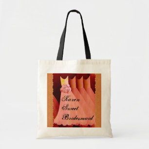 Tote Bag Nom fait sur commande et robes de demoiselle