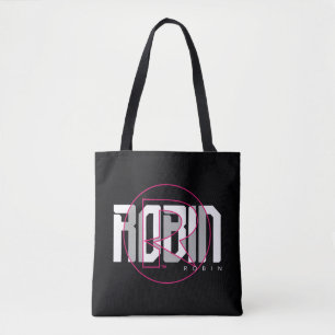 Tote Bag Nom graphique Robin Hi-Tech
