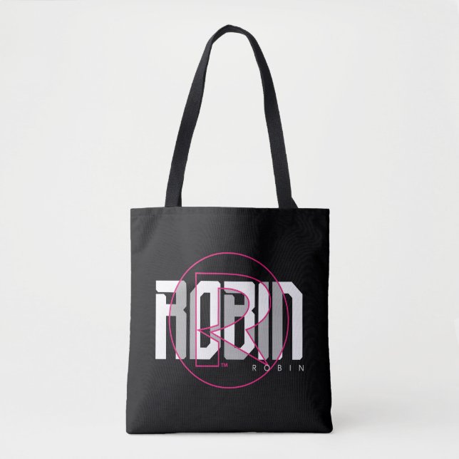Tote Bag Nom graphique Robin Hi-Tech (Devant)
