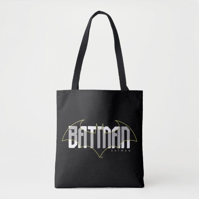 Tote Bag Nom Hi-Tech Batman Graphique (Devant)