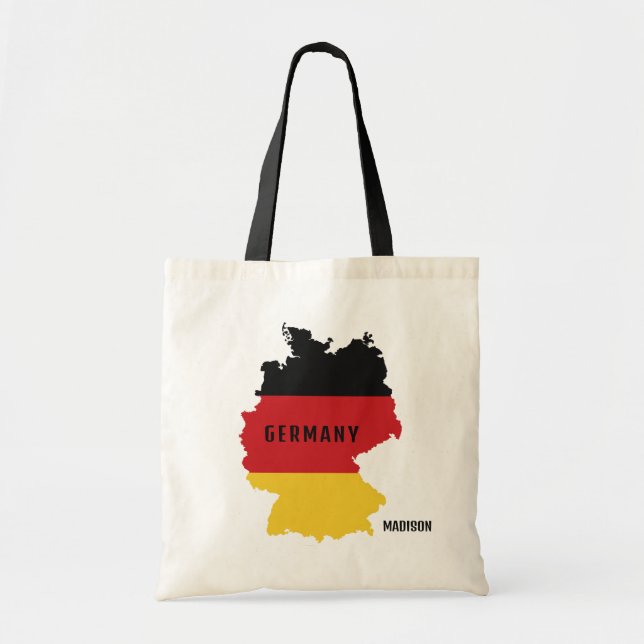 Tote Bag Nom personnalisé Allemagne (Devant)