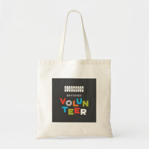 Tote Bag Nom Personnalisé, Awesome Bénévole Appréciatio