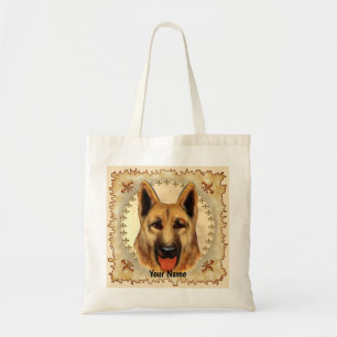 Tote Bag Nom personnalisé Berger Allemand