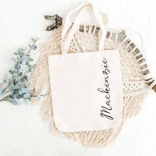 Tote Bag Nom personnalisé Bridesmaid Faveurs Bachelorette