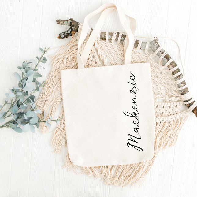 Tote Bag Nom personnalisé Bridesmaid Faveurs Bachelorette (Créateur téléchargé)