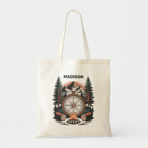 Tote Bag Nom personnalisé Camping