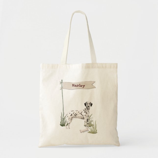 Tote Bag Nom personnalisé Chien pour animaux de compagnie d (Devant)