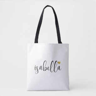 Tote Bag Nom personnalisé de demoiselle d'honneur