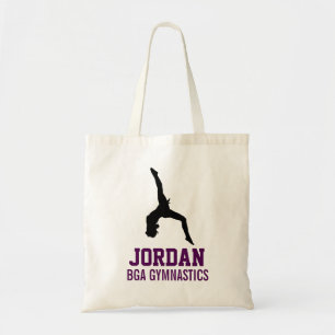 Tote Bag Nom personnalisé de gymnaste de gymnastique,