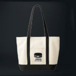 Tote Bag Nom personnalisé de joueur de hockey, nombre,<br><div class="desc">Ce sac fourre-tout personnalisé à qualité de hockey sur glace comporte un galet d'hockey noir avec le nombre de votre joueur préféré, le nom et le nom d'équipe. C'est un sac classé généreux pour porter votre vitesse supplémentaire d'hockey. Changez facilement la couleur des textes pour assortir vos couleurs d'équipe. Vérifiez...</div>