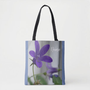 Tote Bag Nom personnalisé de l'amour pourpre