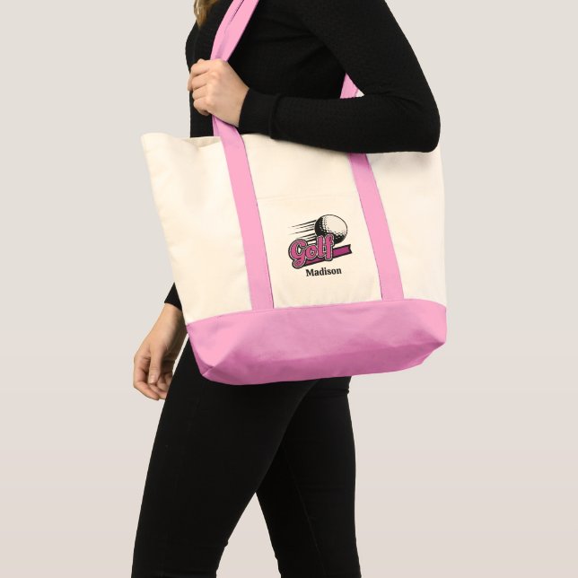 Tote Bag Nom personnalisé Golf (Devant (produit))