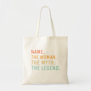 Tote Bag Nom Personnalisé La Femme Le Mythe La Légende