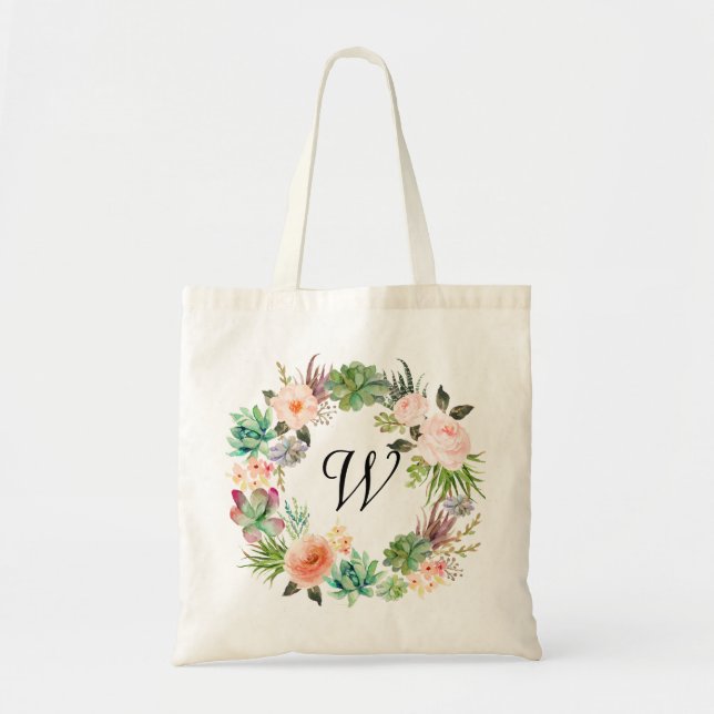 Tote Bag Nom personnalisé Mariage|Braidsmaid personnalisé,  (Devant)