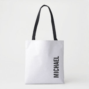 Tote Bag Nom personnalisé minimaliste moderne