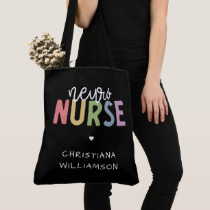 Tote Bag Nom personnalisé Neuro Nurse Neuroscience Infirmiè