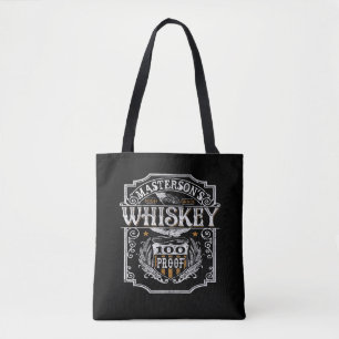 Tote Bag NOM personnalisé Old West Whiskey Brewery Bar
