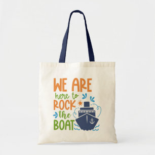 Tote Bag Nom personnalisé, texte et année de croisière
