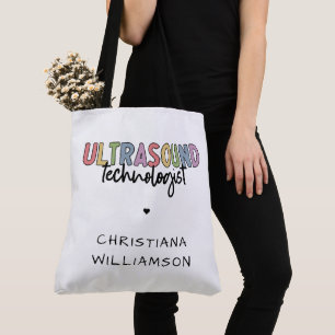 Tote Bag Nom personnalisé Ultrasound Technologist Cadeaux