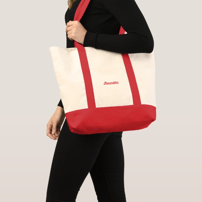 Tote Bag Nom Red Bachelorette (Devant (produit))