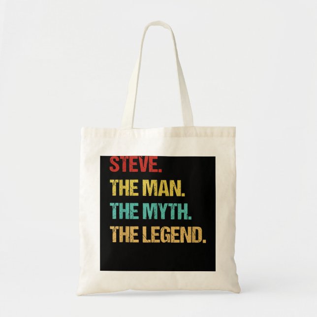 Tote Bag Nom Steve Mens (Devant)