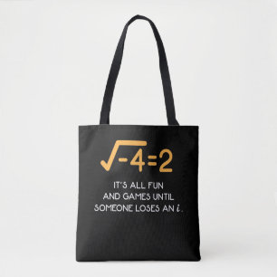 Tote Bag Nombre imaginaire Mathématicien Funny Math Nerd