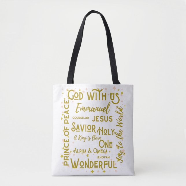 Tote Bag Noms de Jesus Fourre-tout (Devant)