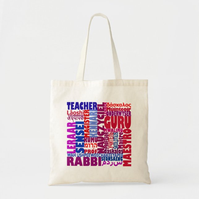 Tote Bag Noms des enseignants (Devant)