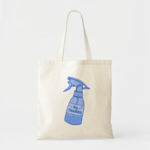 Tote Bag Non, merci. Flacon de pulvérisation humour Sassy