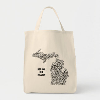 Tote Bag Non un à million à du Michigan