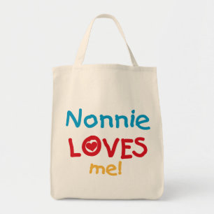 Tote Bag Nonnie aime moi t-shirts et cadeaux