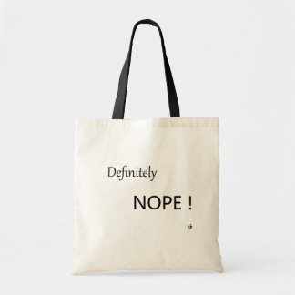 Tote Bag Nope