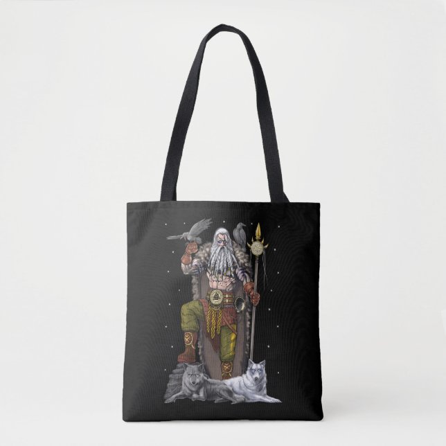 Tote Bag Norse Viking Dieu Odin (Devant)