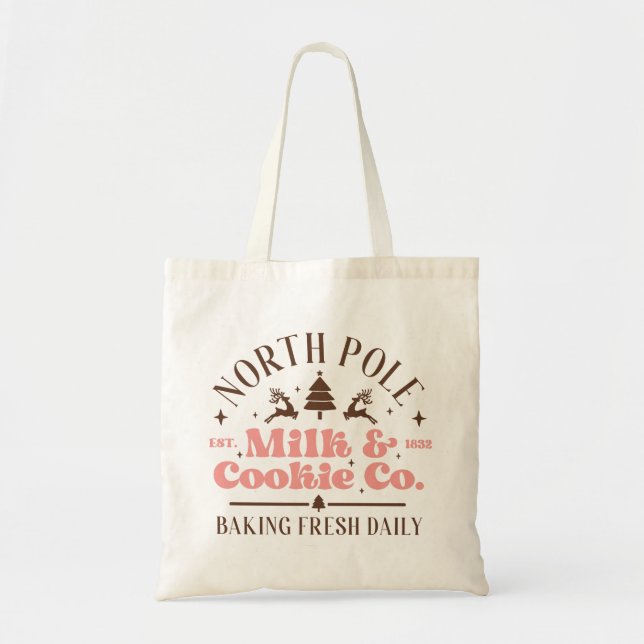 Tote Bag North Pôle Milk & Cookie Co (Devant)