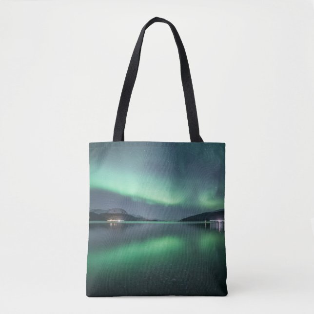 Tote Bag Northern Lights Norvège (Devant)