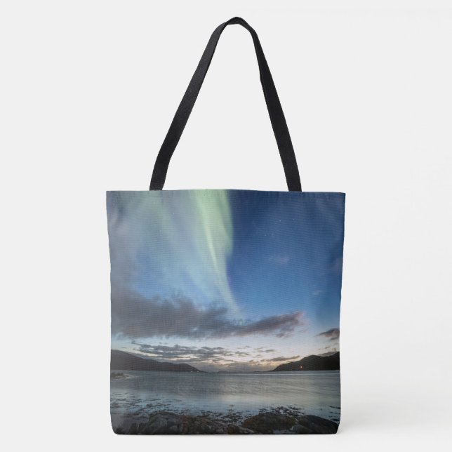 Tote Bag Northern Lights Norvège (Devant)