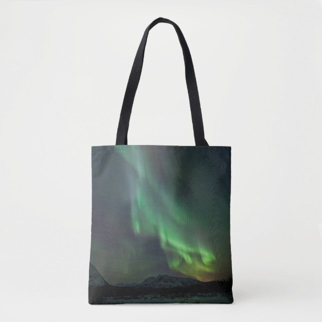 Tote Bag Northern Lights | Whitehorse, Yukon (Devant)