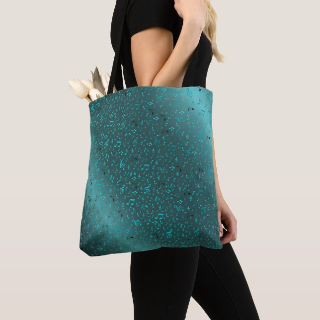 Tote Bag note de frais, musical, mélodie, musique, son, sig (De près)