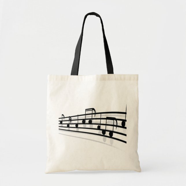 Tote Bag Notes de musique (Devant)